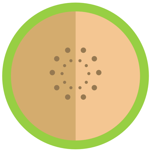 Hami Melon svg vector icon
