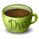 coffee,dreamweaver icon