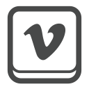 account, connect, profile, social, social media, vimeo svg vector icon