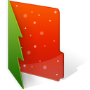 christmas, folder icon
