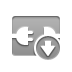 disconnect,down icon