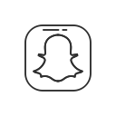 snapchat, snapchat button, snapchat logo, social media svg vector icon