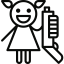 killer, shotgun svg vector icon