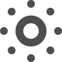 stroke, sun svg vector icon