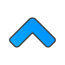chevron, up svg vector icon
