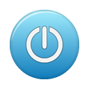 power,blue icon