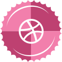 dribble svg vector icon