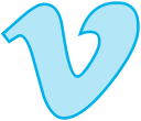 line, player, social, transparent, video, vimeo svg vector icon