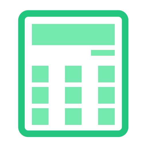 Calculator svg vector icon