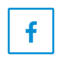 connection, facebook, media, network, share, social, square svg vector icon