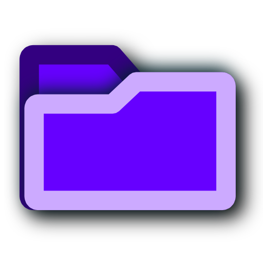 folder,deep,purple icon