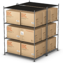 goods, palet, products, shelf, shipment, shipping, warehouse icon