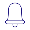 alarm, alarm clock, alert, bell, information, message, notification svg vector icon