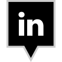 linkedin, media, social svg vector icon