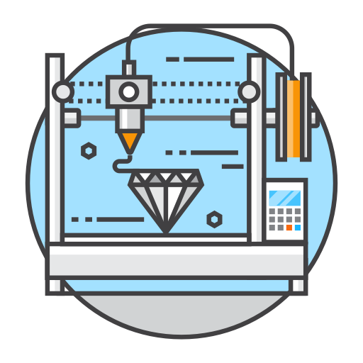 Future Concept 18 3d Printing svg vector icon