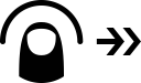 flick, right svg vector icon