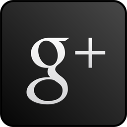 googleplus,custom,black icon