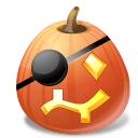 pirate,halloween,jack o lantern,pumpkin icon