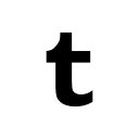 company, logo, media, social, tumblr svg vector icon