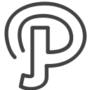 draw, drawn, line, path, sketch, social media svg vector icon