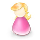 user, woman icon