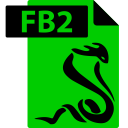 ebook, fb2, fictionbook, file, format, sumatrapdf svg vector icon