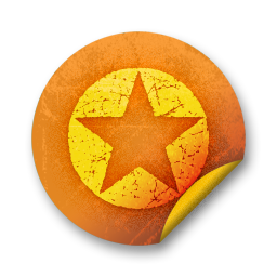 orange,grunge,sticker,badge icon