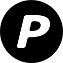 media, online, paypal, social svg vector icon
