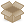 box, brown, opened icon