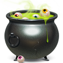 cauldron, halloween icon