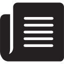 media, news, newspaper, paper, press svg vector icon