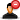 user,male,stop icon
