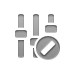audio,equalizer,cancel icon