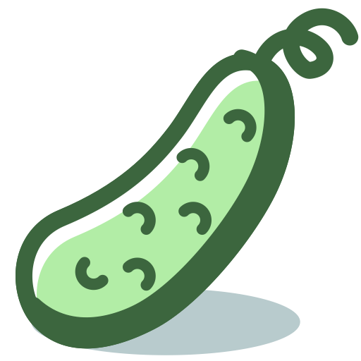 Cucumber svg vector icon