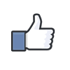 awesome, cool, finger, like, thumbs up icon