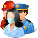 group, rescuers icon