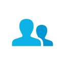 linkedin, my network, network, user svg vector icon