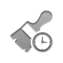 brush,wide,clock icon