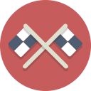 checkered flags, flags, racing flags svg vector icon