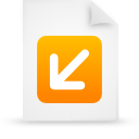file,document,paper,orange icon