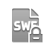 file,format,swf,lock icon
