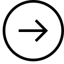 arrow, circle, direction, forward, navigation, next, right, stroke svg vector icon