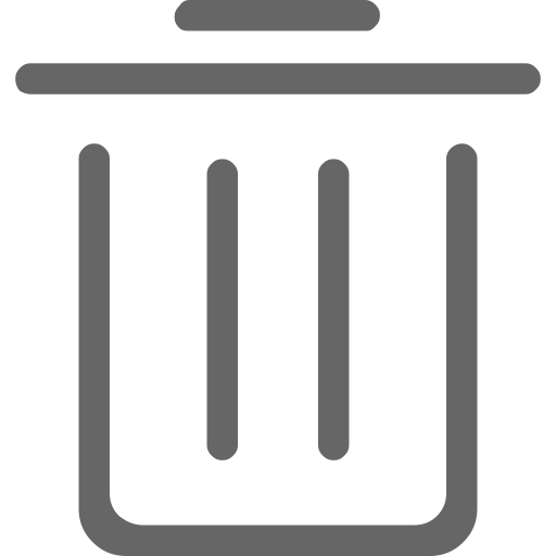 Delete svg vector icon