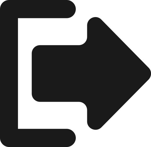Sign Out svg vector icon