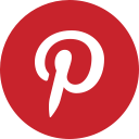 pinterest, social media svg vector icon