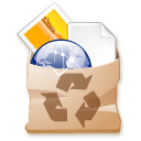 trash,full,recycle bin icon