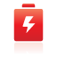 battery, red icon