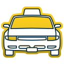 auto, cab, car, taxi, transport, travel, vehicle svg vector icon