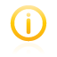 frame, information, yellow icon