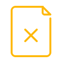 cancel, delete, doc, document, forbidden, remove svg vector icon